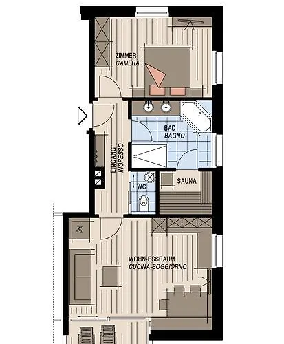 Appartamento Refugium Dolomiten &